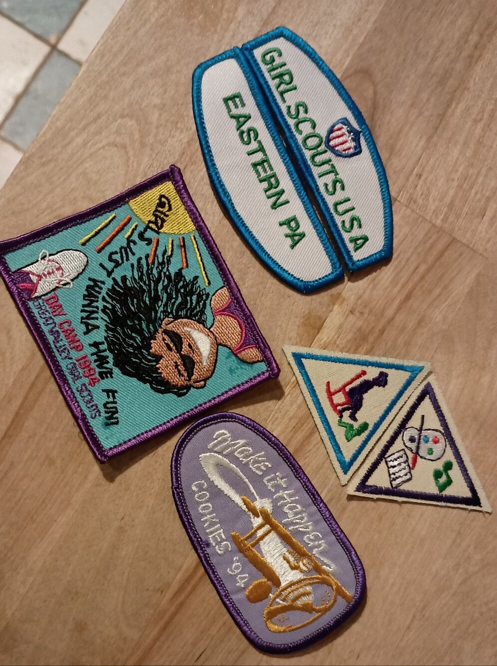 1994 Eastern PA Girl Scout Patches